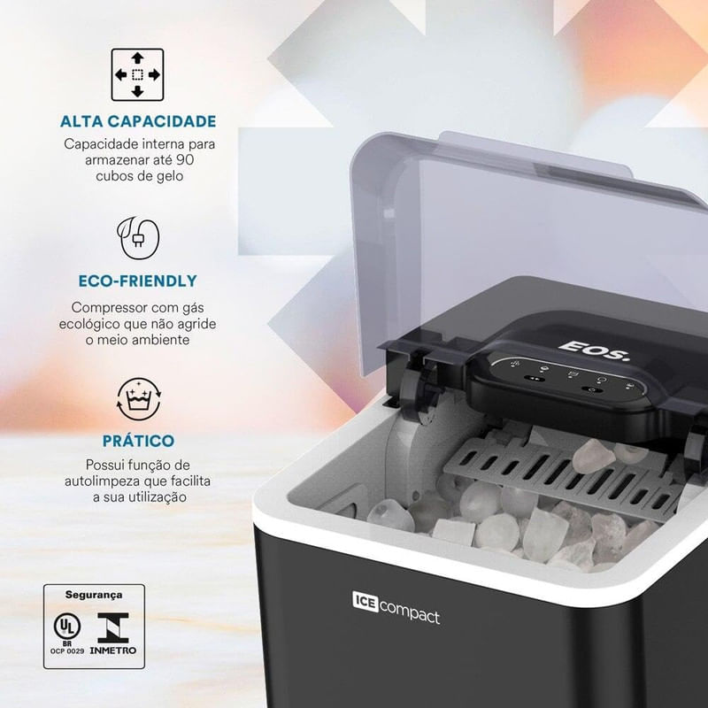 Maquina-de-Gelo-Eos-12kg-Ice-Compact-220V-Preto-