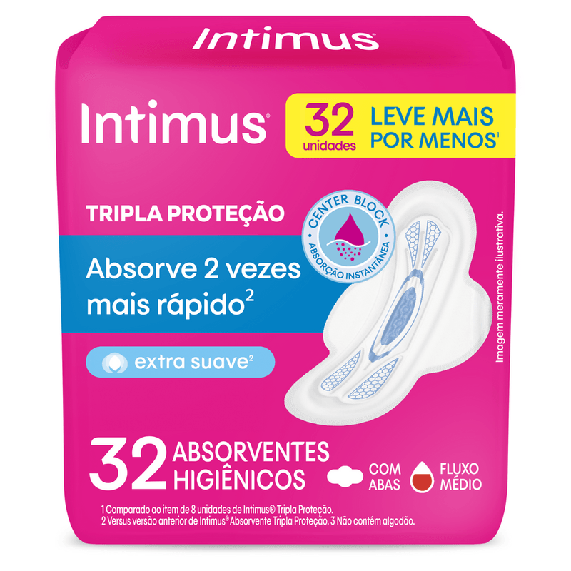 Absorvente-Intimus-Suave-Tripla-Protecao-Pacote-32-Unidades