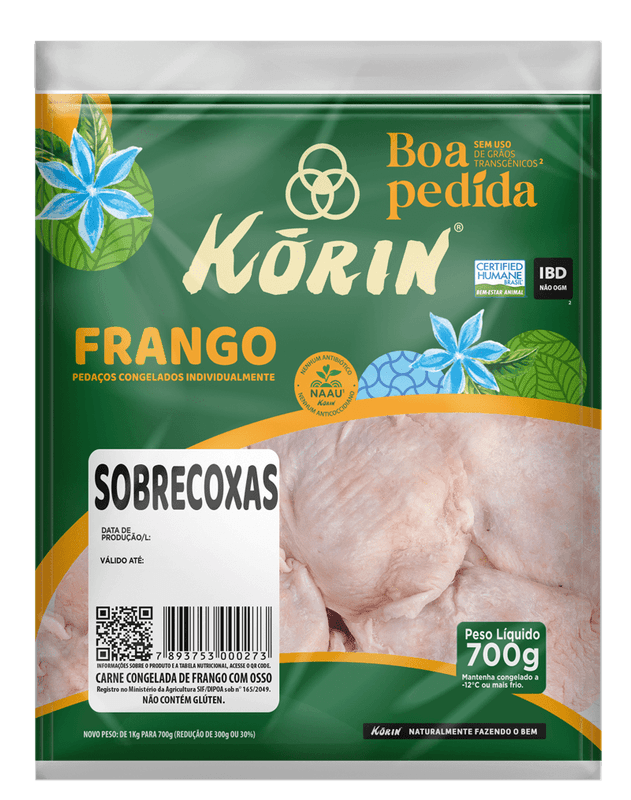 Sobrecoxa-de-Frango-IQF-Korin-Bandeja-700g