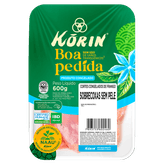 Sobrecoxa sem Pele de Frango IQF Korin Bandeja 600g