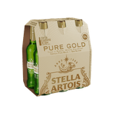 Cerveja Stella Artois Gold Pack 6 Long Neck 330ml Cada