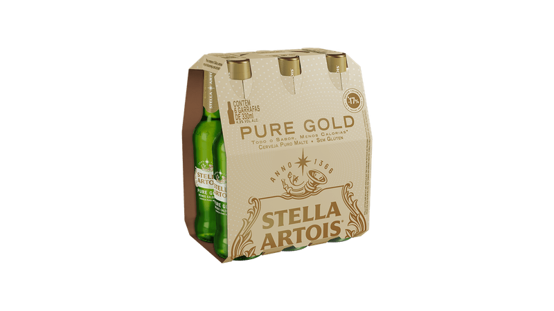 Cerveja Stella Artois 330ml - 6 unidades