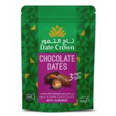 Tâmaras Chocolate ao Leite & Dark Date Crown Pouch 250g