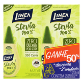 Adoçante Linea Stevia Líquido Pack 2 Unidades 60ml Cada 50% na Segunda Unidade