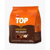 Cobertura de Chocolate Meio Amargo Top Pacote 400g