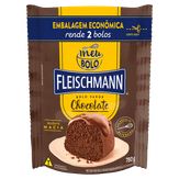 Mistura para Bolo Aerado Chocolate Fleischmann Pouch 780g