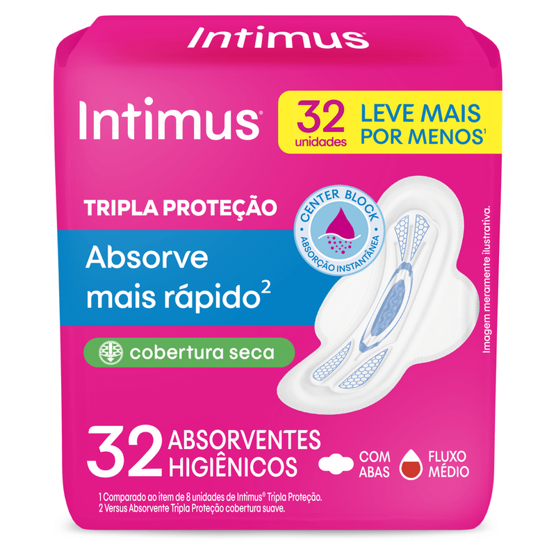 7896007544059_Absorvente-Intimus-seca-com-32-unidades