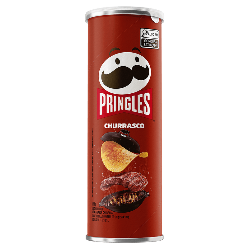 Batata Pringles Sabor Churrasco 3 Unidades 109g - Sam's Club