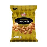 Amendoim Japonês Elma Chips Pacote 400g Embalagem Econômica