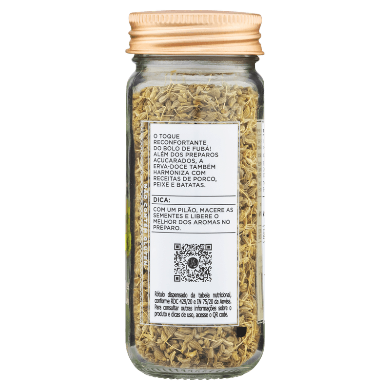 Erva-Doce-com-Tampa-Dosadora-BR-Spices-Essencial-Vidro-40g