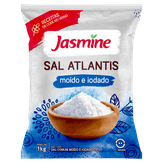 Sal Marinho Moído Jasmine Atlantis Pacote 1kg