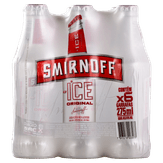 Bebida Mista Alcoólica Gaseificada Limão Smirnoff Ice Pack com 6 Unidades 275ml Cada