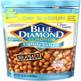 Amêndoas Blue Diamond Levemente Salgada Pacote 454g