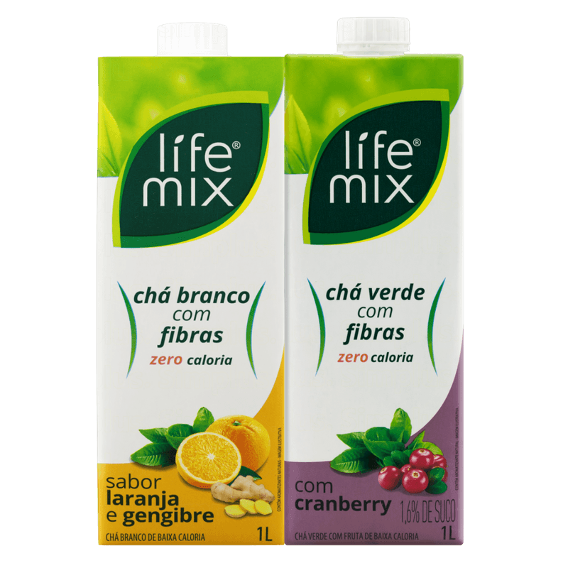 Cha-Branco-Laranja-e-Gengibre---Cha-Branco-Cranberry-Life-Mix-Pack-2-Unidades-1l-Cada