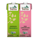 Suco Poder da Terra Pink Lemonade + Limão Pack 2 Unidades 1l Cada