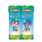 Água de Coco Os Aventureiros Pack 2 Unidades 1l Cada