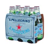 Água Mineral Natural com Gás S. Pellegrino Pack 6 Unidades 250ml cada