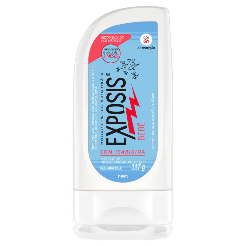 Repelente Exposis Bebê Gel 117ml