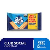 Biscoito Salgado Club Social Original 288g - Embalagem econômica