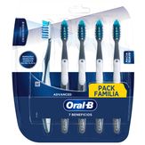 Escova Dental 7 Benefícios Pro-Saúde Oral-B Pack com 5 Unidades