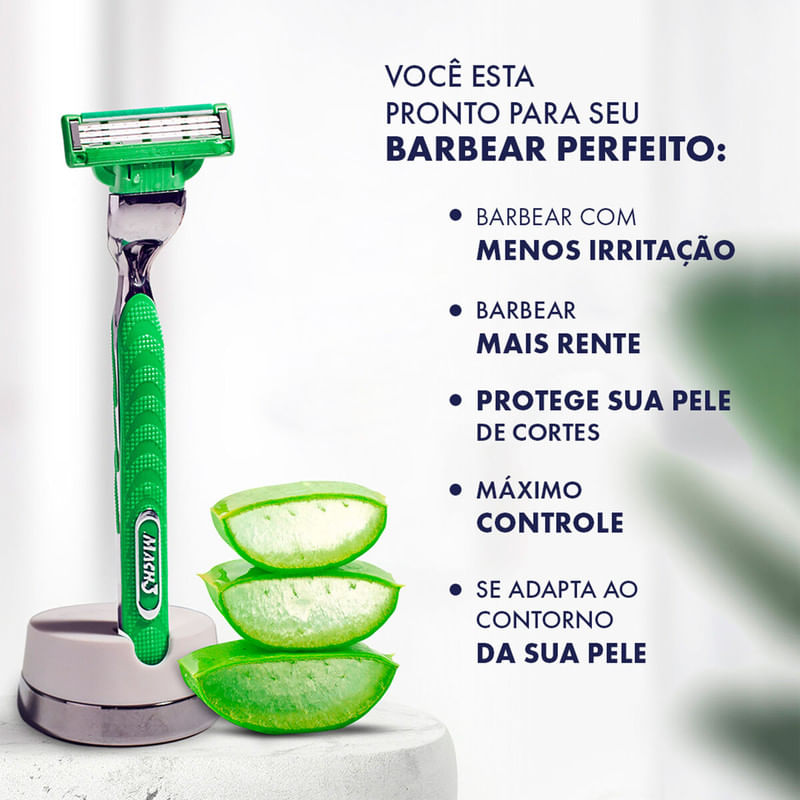 Carga-para-Aparelho-de-Barbear-Gillette-March3-Sensitive-Cartela-com-16-Unidades