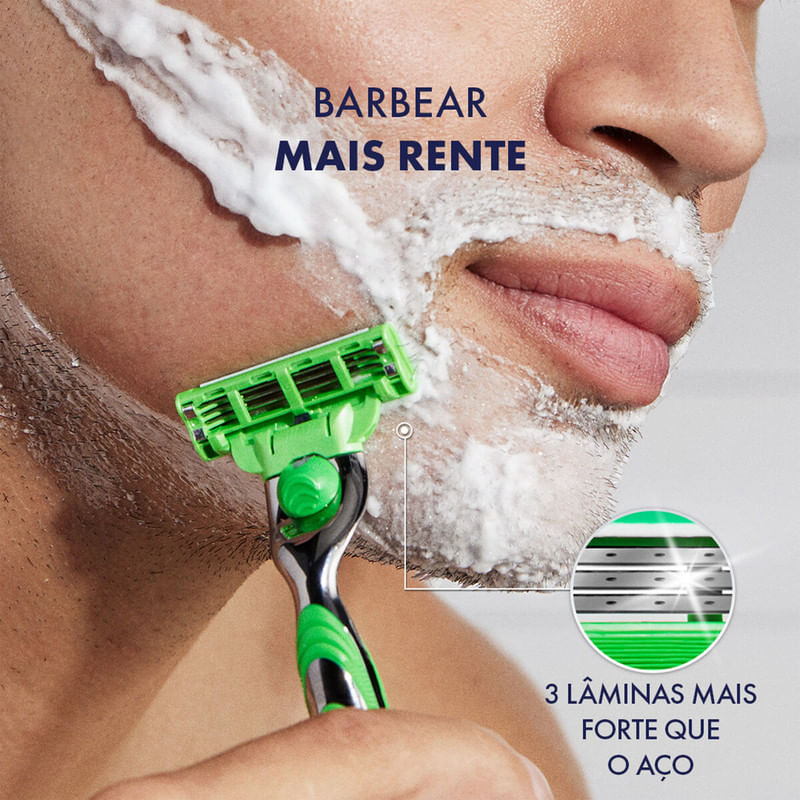 Carga-para-Aparelho-de-Barbear-Gillette-March3-Sensitive-Cartela-com-16-Unidades