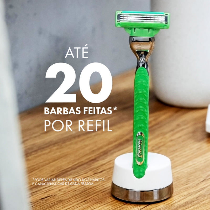 Carga-para-Aparelho-de-Barbear-Gillette-March3-Sensitive-Cartela-com-16-Unidades