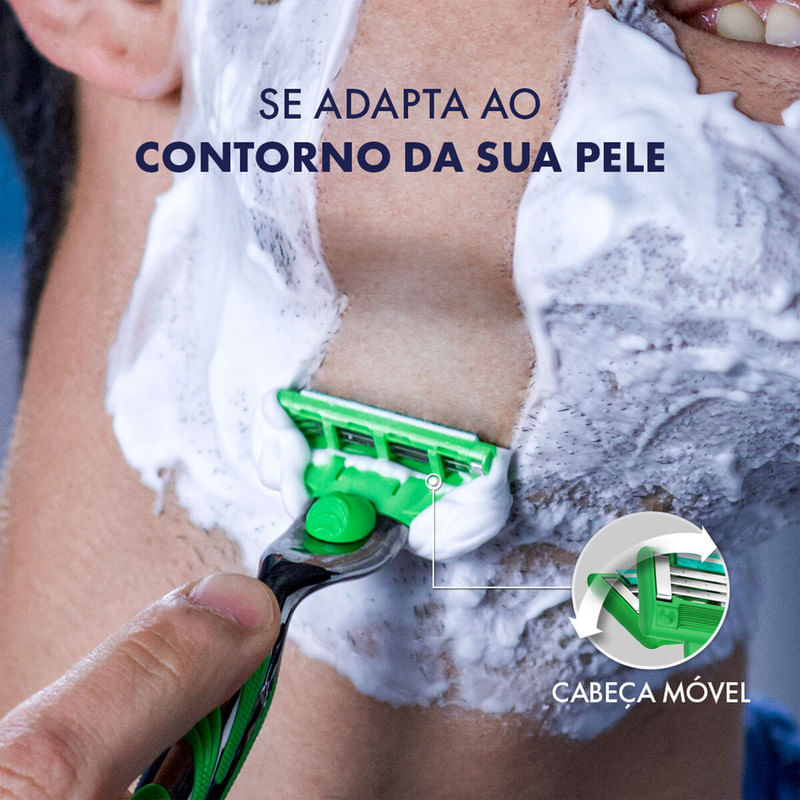 Carga-para-Aparelho-de-Barbear-Gillette-March3-Sensitive-Cartela-com-16-Unidades