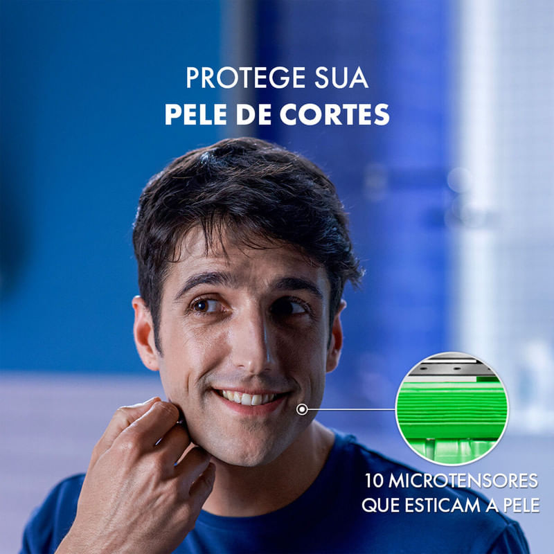 Carga-para-Aparelho-de-Barbear-Gillette-March3-Sensitive-Cartela-com-16-Unidades