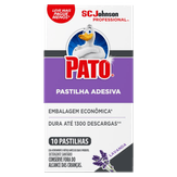 Desodorizador Sanitário Pato Pastilha Adesiva Lavanda 10 unidades