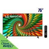 Smart TV 75" 4K LG Nanocell 75NANO77