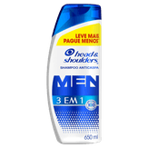 Shampoo 3 em 1 Anticaspa Head & Shoulders Men Frasco 650ml