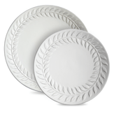Conjunto de Pratos Vinhas Branco Bloom 12 Peças