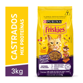 Ração Friskies 3kg Megamix Castrado