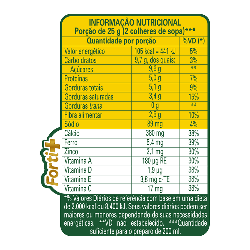 Composto Lácteo Ninho Forti+ Instantâneo Sachê 750g - Sam's Club