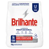 Lava Roupa em Pó Sem Perfume Brilhante 4kg