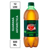 Refrigerante Guaraná Antarctica Zero Pack com 12 Unidades 600ml Cada