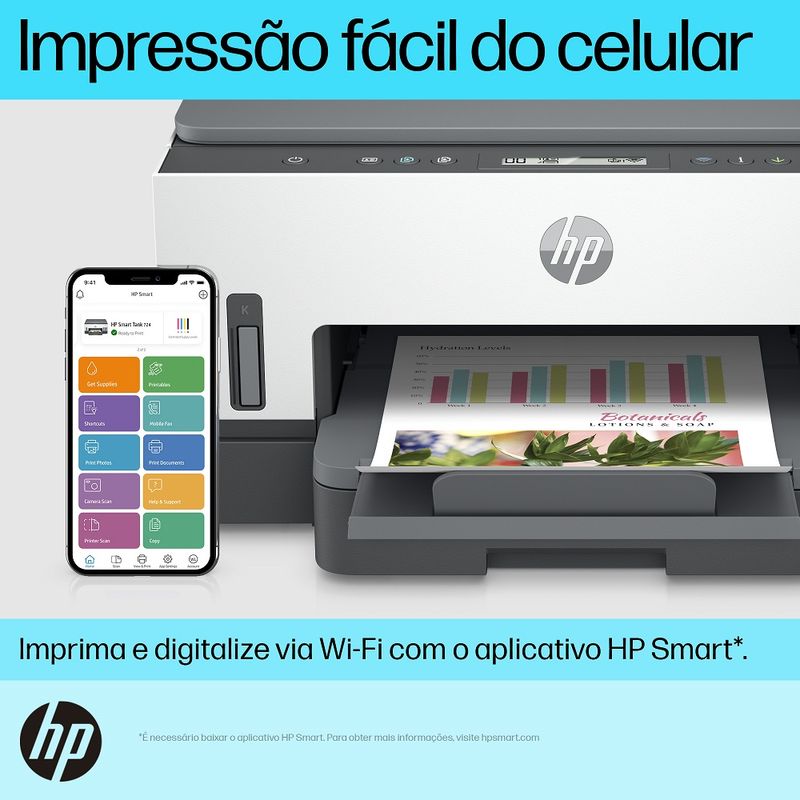 Impressora-Multifuncional-HP-Smart-Tank-724-Tanque-de-Tinta-Colorida-Wi-fi-Scanner-Duplex-USB-Bluetooth--2G9Q2A-