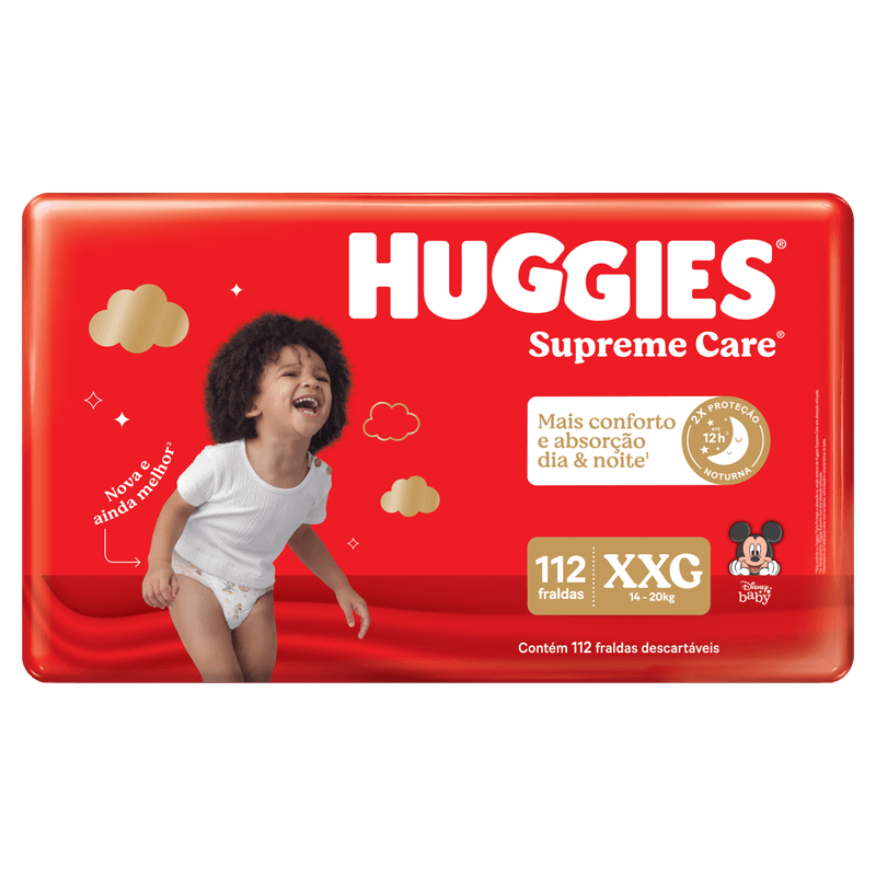 Fralda-Descartavel-Infantil-Supreme-Care-XXG-Huggies-Pacote-com-112-Unidades