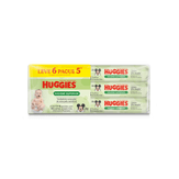 Toalhas Umedecidas Max Clean Huggies Pack com 6 Pacotes 48 Unidades Cada Embalagem Econômica