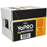 Bebida Láctea UHT 15g Proteínas Baunilha Yopro - Caixa 12x250ml - Leve Mais Pague Menos