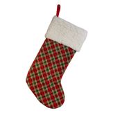 Meia Xadrez Natal Member's Mark 51cm