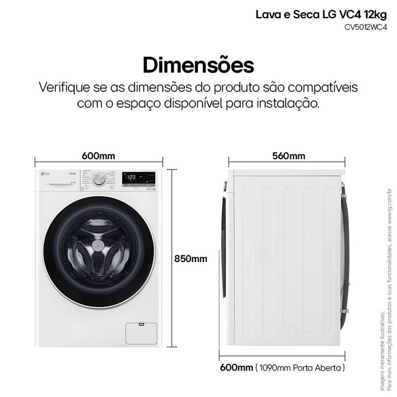 Lava-e-Seca-VC4-12kg-Branca-220V