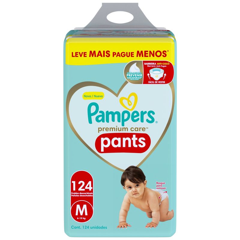 Fralda-Pampers-Premium-Care-Pants-Tamanho-M-124-Unidades