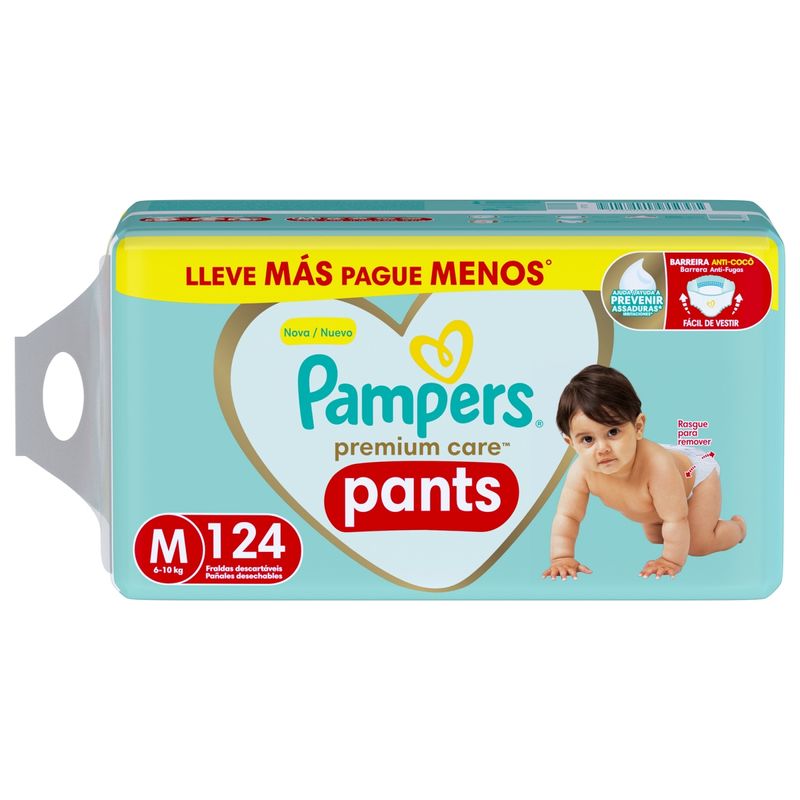 Fralda-Pampers-Premium-Care-Pants-Tamanho-M-124-Unidades