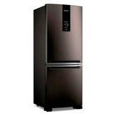 Geladeira Brastemp 447L Frost Free Inverse BRE57FE Black Inox 127v