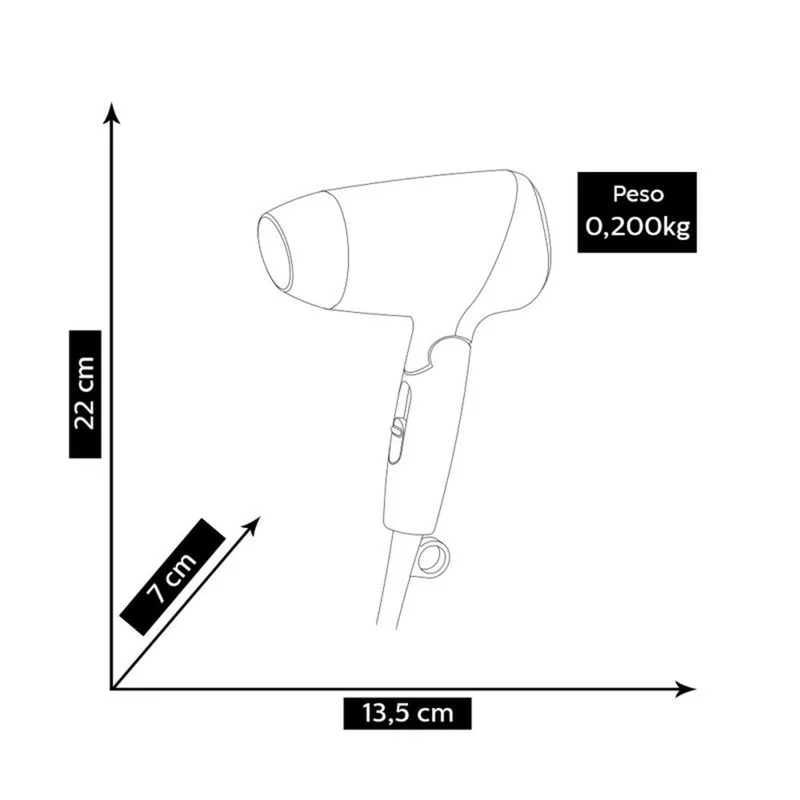 Secador-Compacto-Essential---BHC010-80-Philips---220V