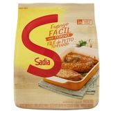 Filé de Peito de Frango Congelado Temperado Sadia Frango Fácil Pacote 700g