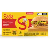 Hambúrguer de Carne Bovina Tradicional Sadia Caixa 672g com 12 Unidades