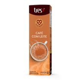 Cápsula de Cafe com Leite 3 Corações 10 unid